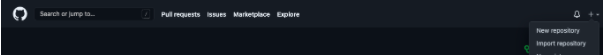 Create a new repository